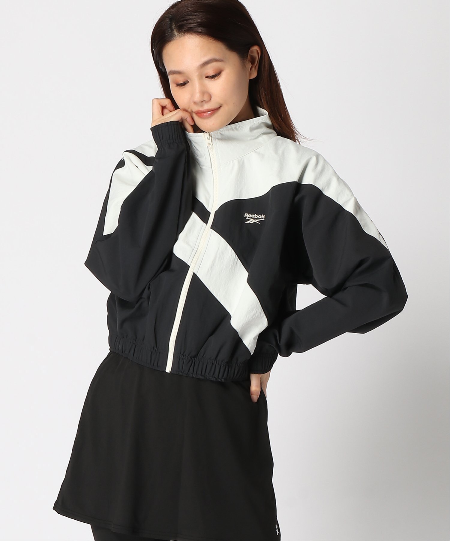 Reebok Classic クラシックス フランチャイズ トラック ジャケット / Classics Franchise Track Jacket / リーボック（レディース） リーボック コート/ジャケット ナイロンジャケット ブラック【送料無料】