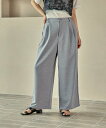 LEPSIM ハニカムドビーストレートパンツ レプシィム パンツ その他のパンツ グレー ブラック【送料無料】