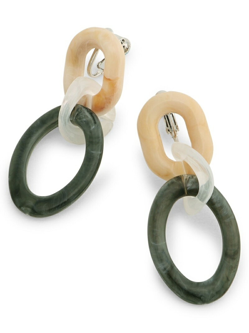 【SALE／57%OFF】LAKOLE (W)3レンオーバルER ラコレ アクセサリー・腕時計 イヤリング・イヤーカフ グレー ブラウンのサムネイル