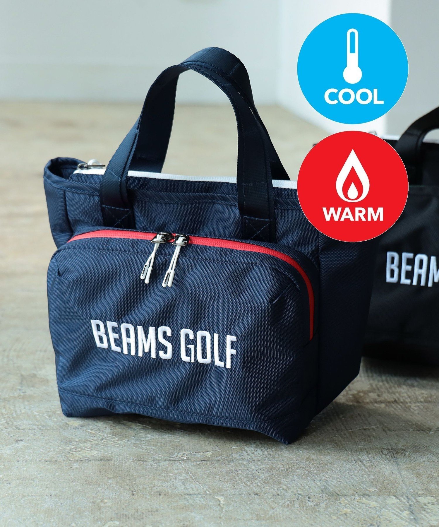 BEAMS GOLF BEAMS GOLF / ツアー プロ キャディバッグ 2 ビームス ゴルフ スポーツ・アウトドア用品 ゴルフグッズ グリーン ネイビー【送料無料】