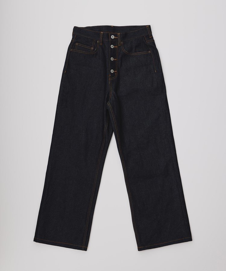 【SALE／10%OFF】tk.TAKEO KIKUCHI K'Project by あゆた Classic Star Wide Denim Pants ティーケータケオキクチ パンツ ジーンズ・デニムパンツ ブルー【送料無料】