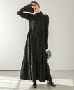 【SALE/50%OFF】La-gemme ドットティアードキャミワンピ ラジュール ワンピース・ドレス ワンピース ブラック