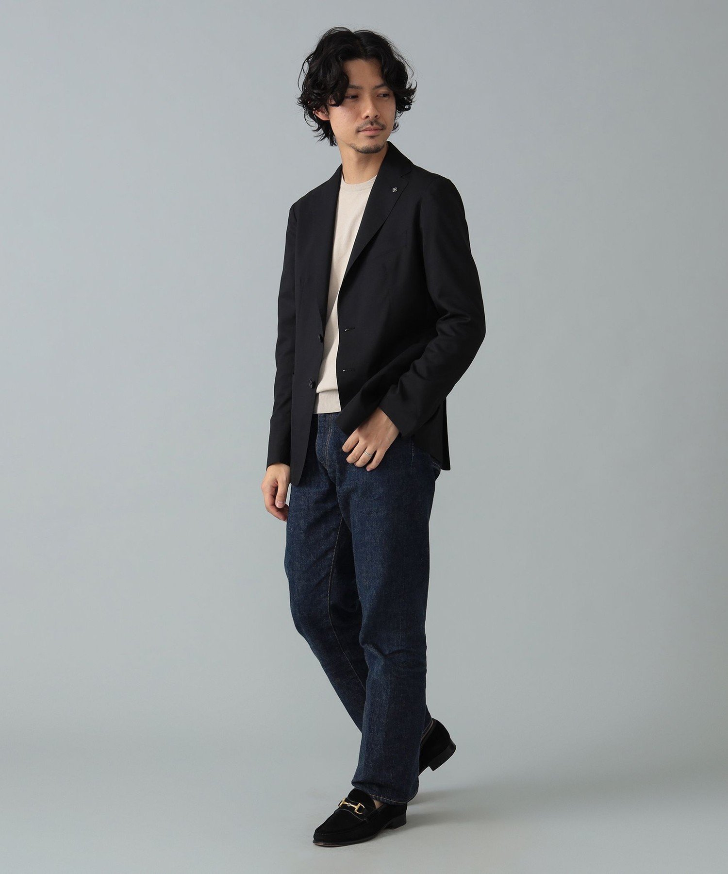 Brilla per il gusto TAGLIATORE / G-DAKAR ブラック ソリッド ジャケット ビームス メン ジャケット・アウター テーラードジャケット・ブレザー ブラック【送料無料】