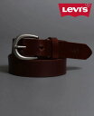 【SALE/3%OFF】Levi's Levi's ベルト メンズ 本革 帆型バックル 25mm ナロー レザーベルト シトリー ファッション雑貨 ベルト ブラ...