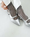 【SALE/40%OFF】NANO universe シアーストライプソックス ナノユニバース 靴下・レッグウェア その他の靴下・レッグウェア ブラック ホワイ...
