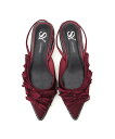 【SALE/40%OFF】SY UNITED ARROWS <SY>マルチリボンバックベルト フラット25●↑ ユナイテッドアローズ アウトレット シューズ・靴 パンプス ブラック レッド シルバー【送料無料】