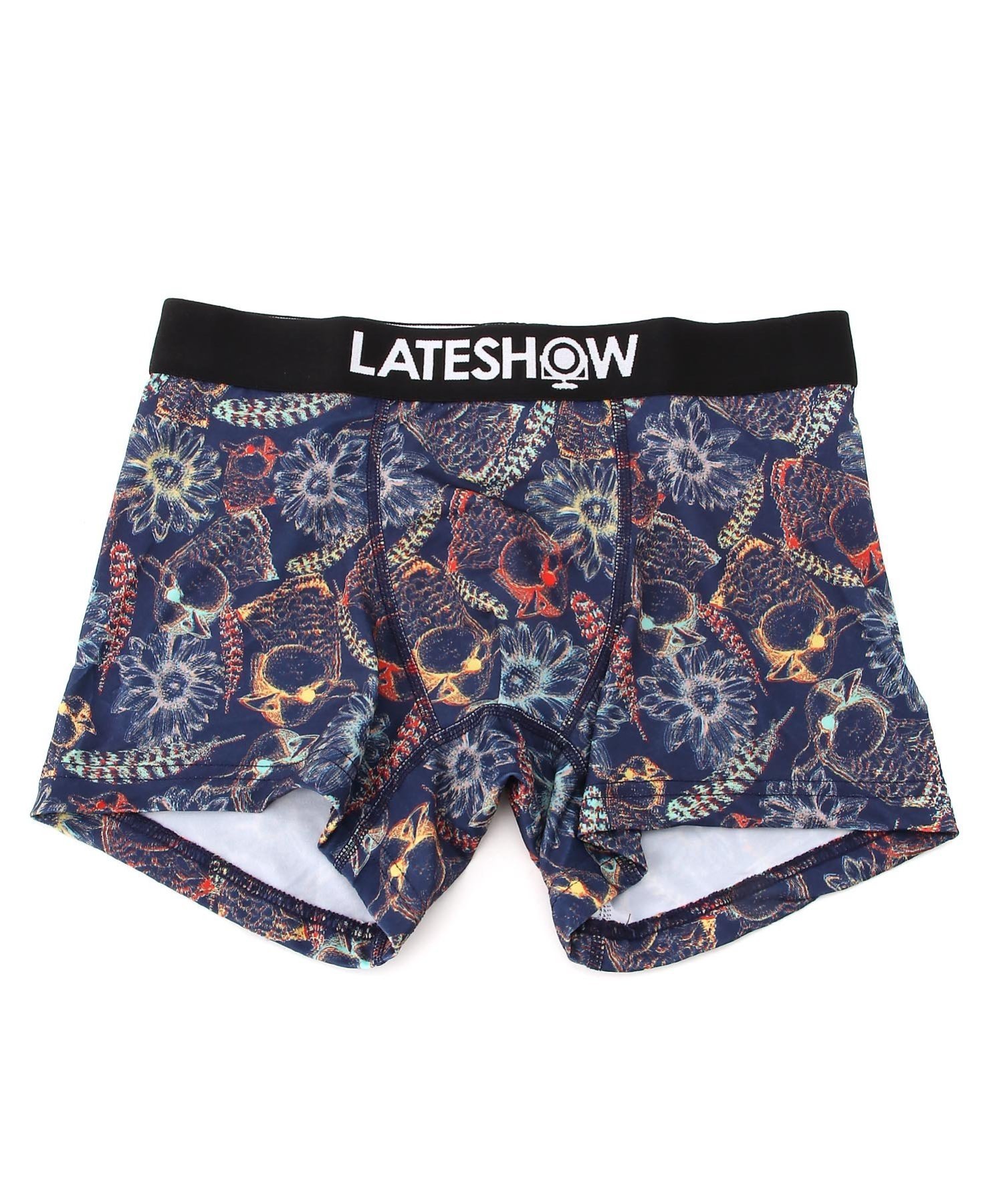 LATESHOW (M)LATESHOW/LATESHOW ボクサーパンツ -LS Subliminal Messages-AN YO TAILOR ジャックローズ インナー・ルームウェア ボクサーパンツ・トランクス ネイビー