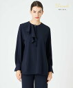 BEIGE, CINDY / アシンメトリーブラウス ベイジ, トップス シャツ・ブラウス ブルー ネイビー グレー ブラック【送料無料】