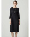 Aquascutum WOMEN 【セットアップ対応】ウールシルクドビードレス アクアスキュータム ワンピース・ドレス ドレス ネイビー ピンク【送料無料】