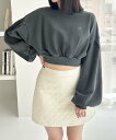 【SALE/64%OFF】Heather (W)ピグメントショートウラケ ヘザー トップス スウェット・トレーナー グレー ホワイト ピンク