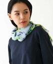 【SALE/50%OFF】HIROKO BIS プリーツデザインストール /洗える ヒロコ ビス ファッション雑貨 マフラー・ストール・ネックウォーマー ブルー イエロー【送料無料】(4)
