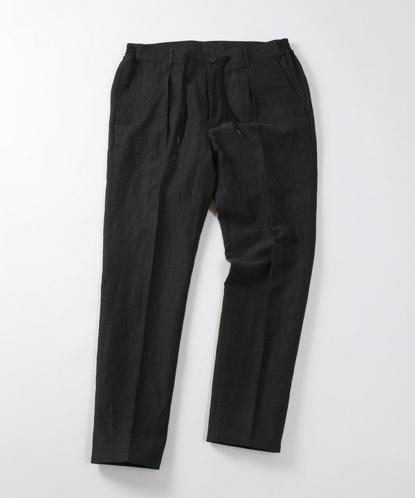 【SALE／50%OFF】DISTINCTION MEN'S BIGI ウールリネンテーパードイージースラックス メンズ ビギ パンツ スラックス・ドレスパンツ グレー ベージュ【送料無料】