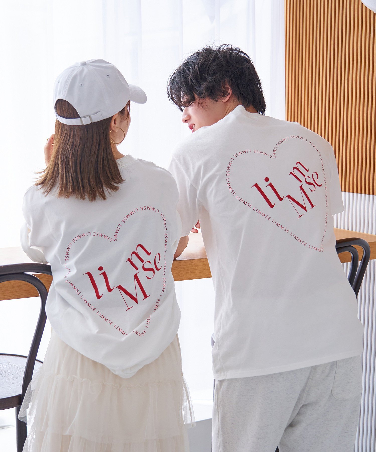 one after another NICE CLAUP 【LIMMSE】ロゴTシャツ/手洗い可 ワンアフターアナザー ナイスクラップ トップス その他のトップス ホワイト ブラック ピンク【送料無料】