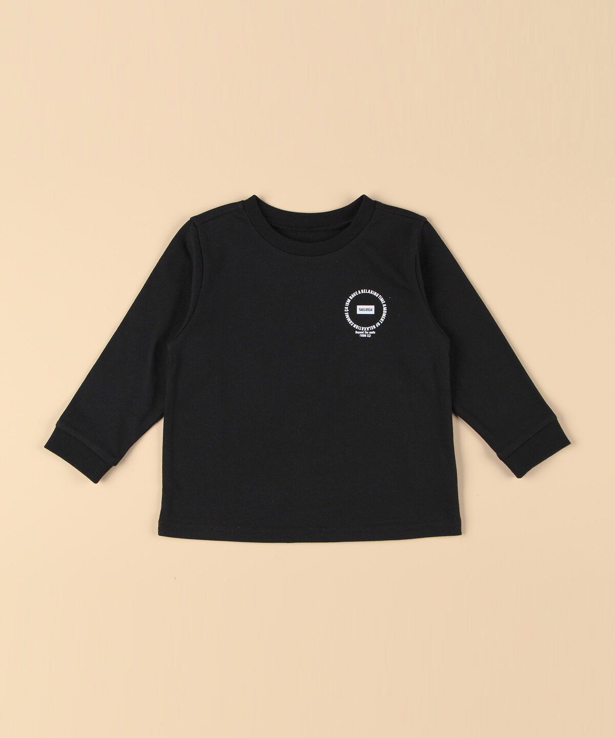 【SALE／10%OFF】COMME CA ISM サークルプリント長袖Tシャツ(ベビーサイズ) コムサイズム マタニティウェア・ベビー用品 その他のベビーグッズ グレー ブラック ホワイト 3