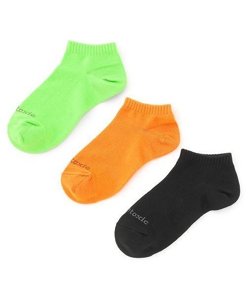 Lovetoxic 【ベーシック】3足セットスニーカー丈ソックス ナルミヤオンライン 靴下・レッグウェア 靴下