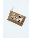 TOGA TOO Metal motif card case トーガ 財布・ポーチ・ケース 名刺入れ・カードケース ブラウン ベージュ ブルー ブラック【送料無...
