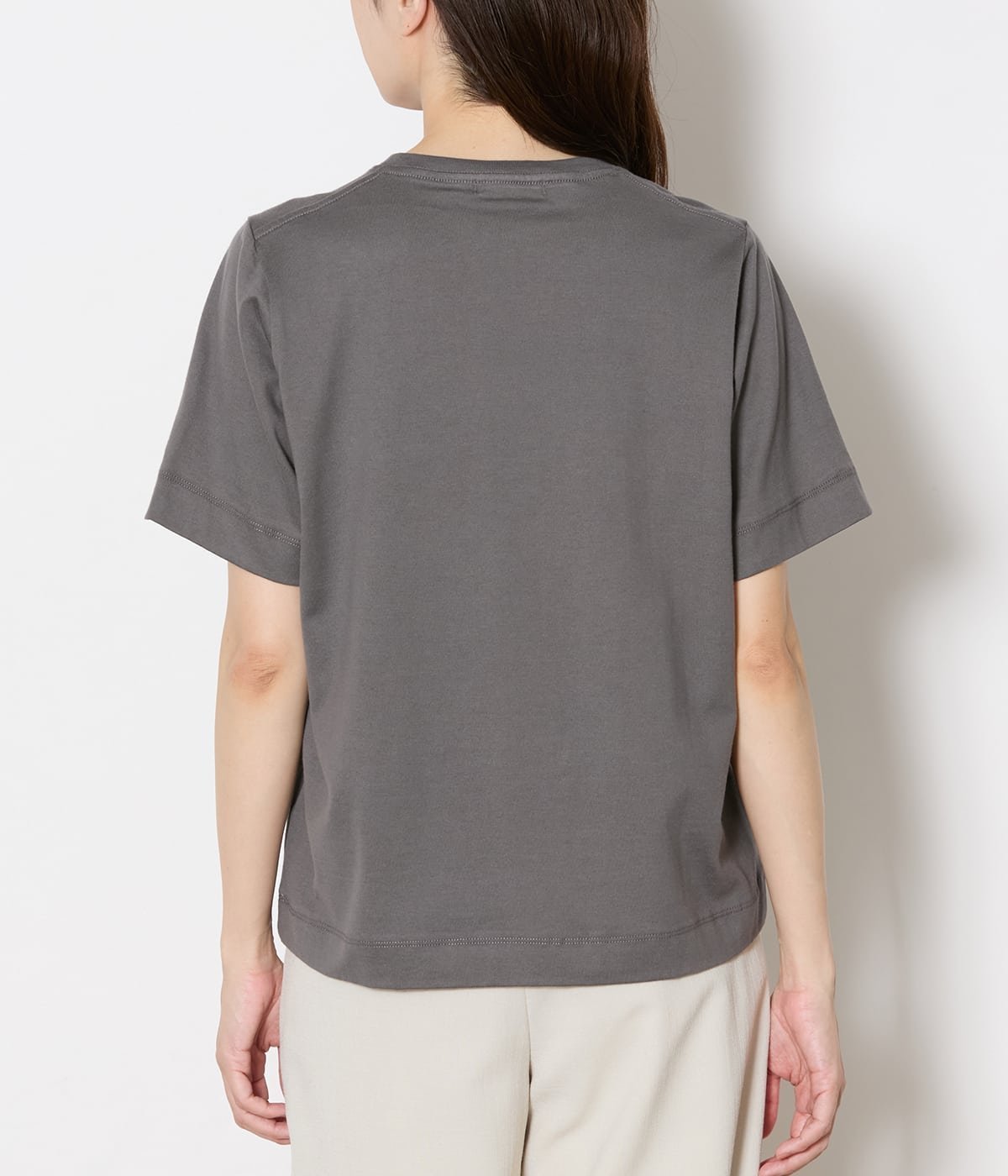 NEWYORKER WOMEN L-SIZE 【L】コットン100% ロゴプリントTシャツ ニューヨーカー エルサイズ トップス カットソー・Tシャツ