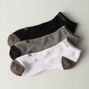 【SALE/30%OFF】Calvin Klein 3足セット 足底パイル 抗菌防臭 スニーカー丈 メンズ カジュアル ソックス ナイガイ 靴下・レッグウェア ...