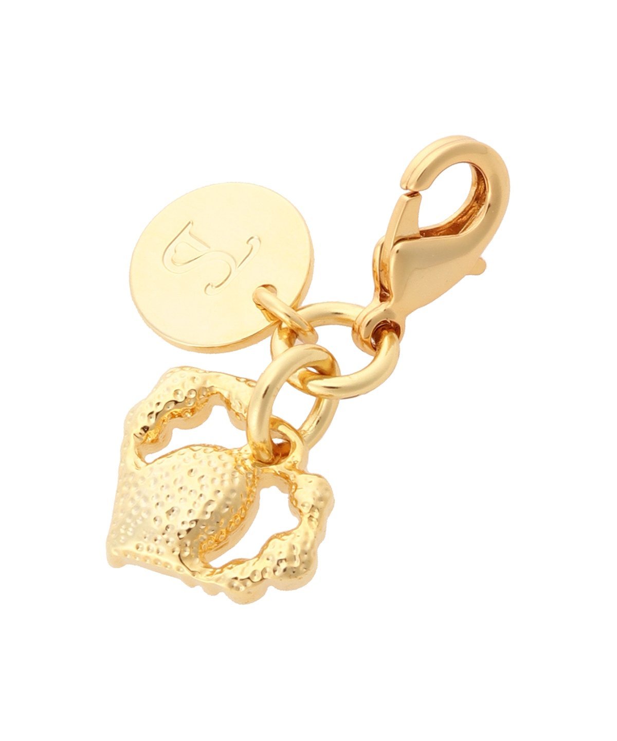 Samantha Thavasa Petit Choice ハートストーンファスナーチャーム サマンサタバサプチチョイス ファッション雑貨 チャーム・キーチェーン ピンク