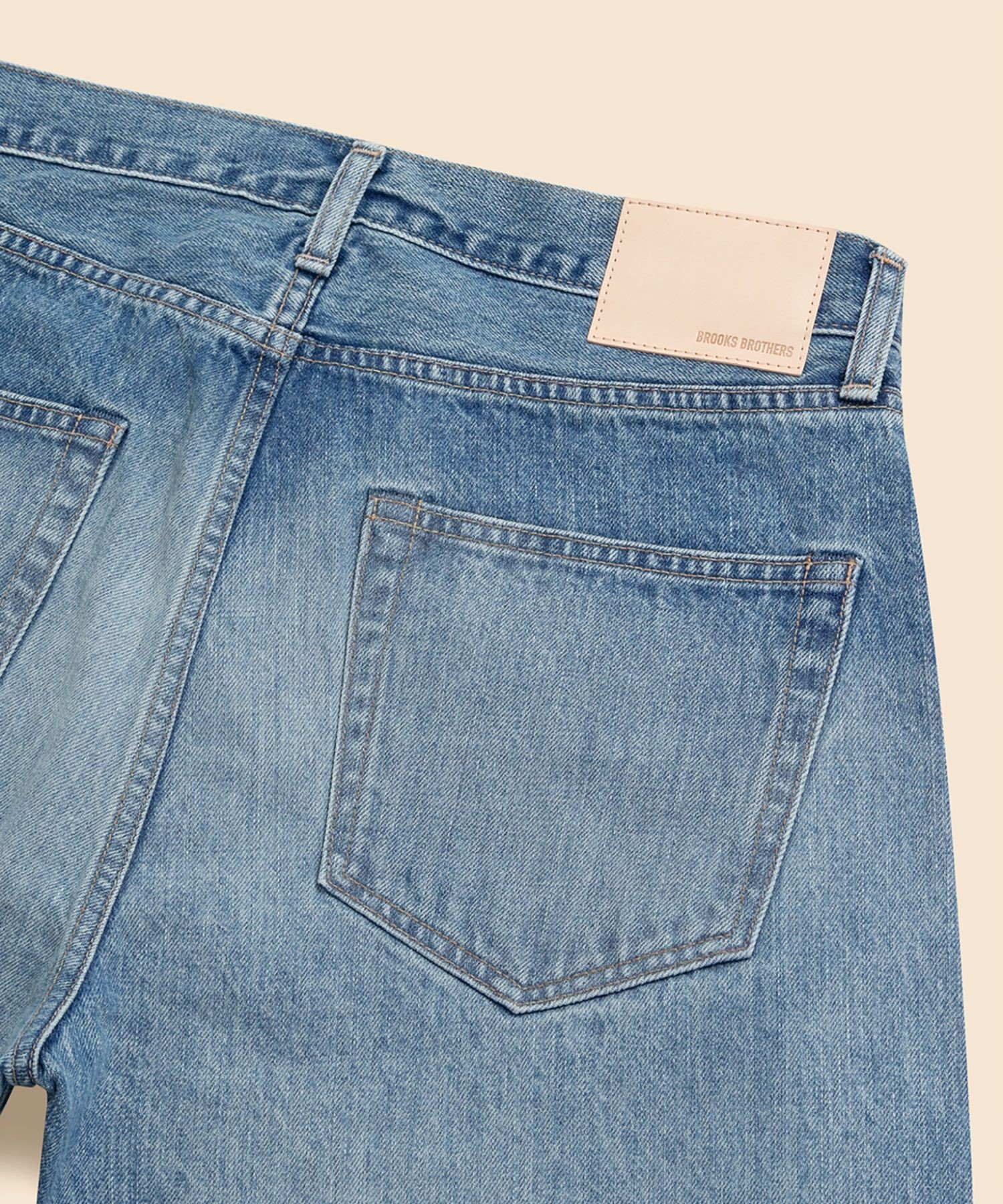 BROOKS BROTHERS ストーンウォッシュデニム ファイブポケットパンツ ブルックス ブラザーズ パンツ ジーンズ・デニムパンツ ブルー【送料無料】