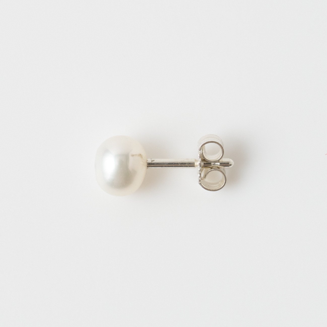 SASKIA DIEZ PEARL EARSTUD EARRING 1PC エリオポール アクセサリー・腕時計 ピアス ホワイト【送料無料】