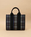 【SALE/30%OFF】Samantha Thavasa タータンチェック スクエアトート サマンサタバサ バッグ トートバッグ レッド グレー イエロー【送...