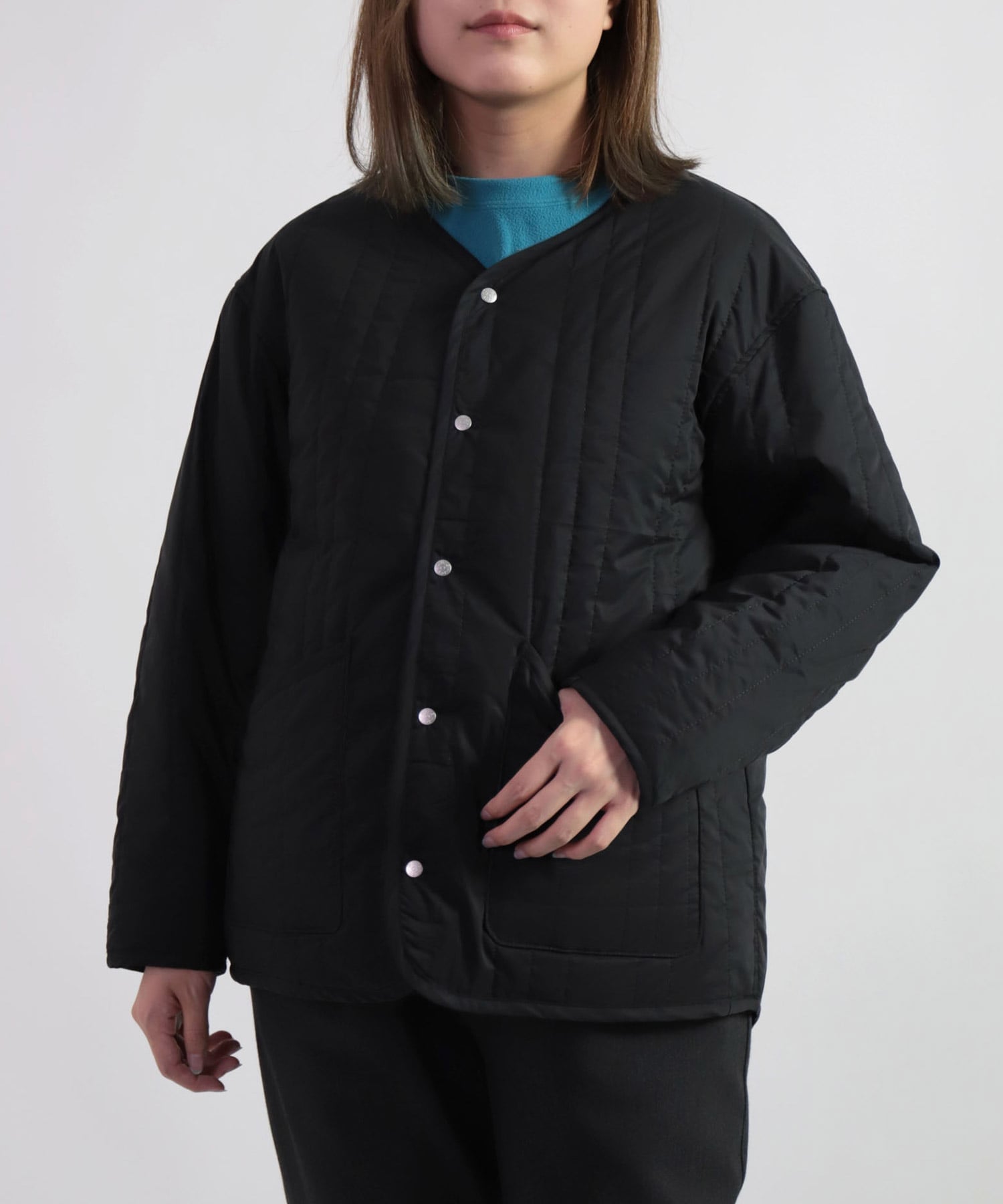 D.M.G. T/Cポプリン*T/Cウェザー リバーシブルジャケット ドミンゴ ジャケット・アウター ノーカラージ..