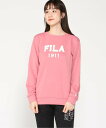 【SALE/28%OFF】FILA FILA/(W)裏毛グラフィックスウェット ニッキー トップス スウェット・トレーナー ホワイト ピンク ネイビー