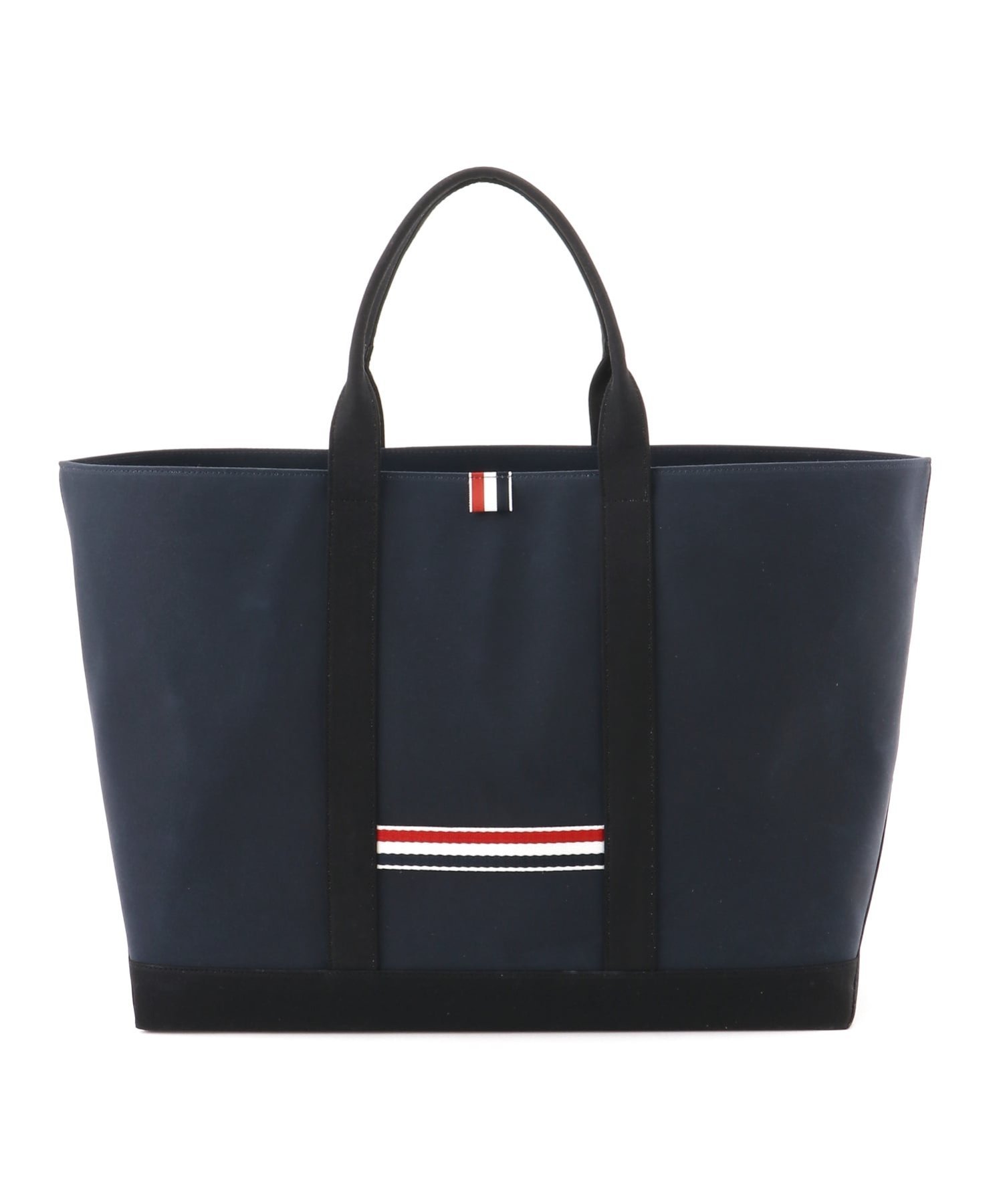 Thom Browne トムブラウン トートバッグ ダークグレー キャンバス生地 pt8919-01_1.jpg