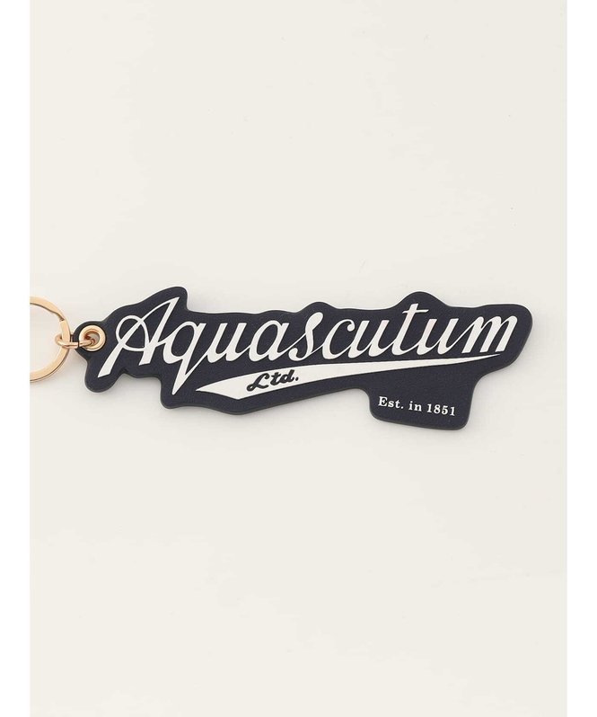 Aquascutum WOMEN ロゴバッグチャーム アクアスキュータム アクセサリー・腕時計 その他のアクセサリー・腕時計 ネイビー【送料無料】
