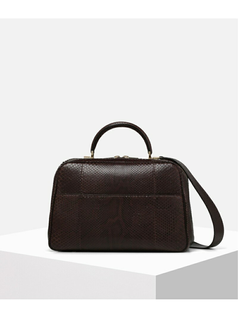 Valextra セリエエッセ ラージ ヴァレクストラ バッグ ハンドバッグ ブラウン【送料無料】のサムネイル