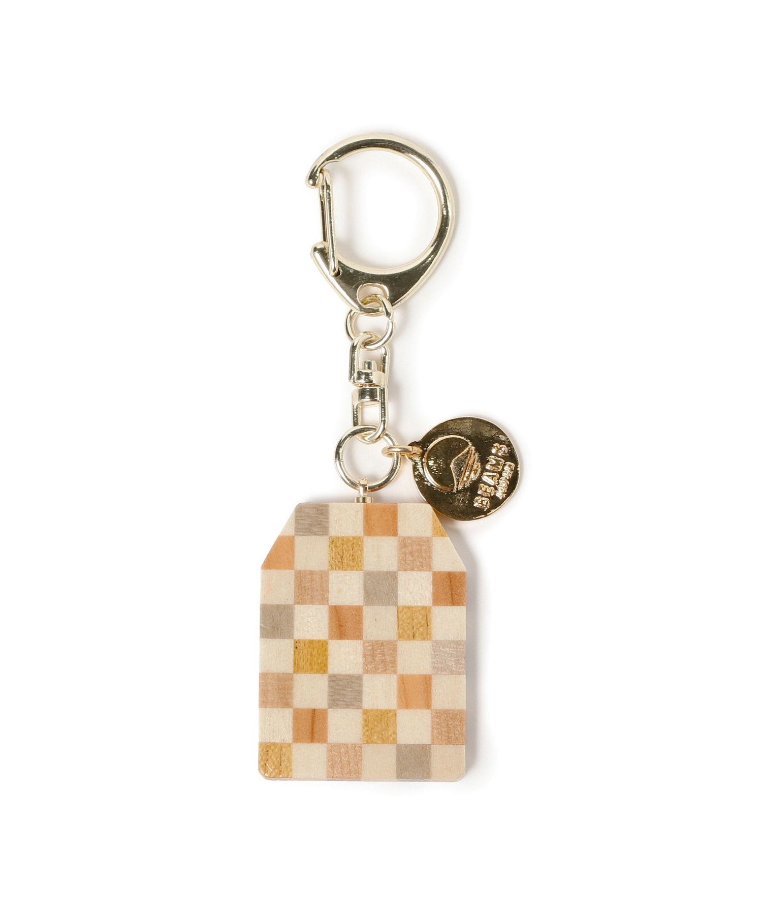 BEAMS JAPAN 別注 寄木細工 キーホルダー ビームス ジャパン 財布・ポーチ・ケース その他の財布・ポーチ・ケース