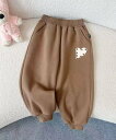 【SALE/20%OFF】aimoha KIDS 【aimoha-KIDS-】パッチワークスウェットパンツ アイモハ パンツ ジャージ・スウェットパンツ ブラウ...