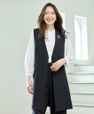 【SALE/30%OFF】any FAM 【洗濯機可/ストレッチ/セットアップ可】イージーケアストレッチジレ エニィファム トップス ベスト・ジレ ネイビー ベ...