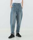 【SALE/40%OFF】CAROLINA GLASER 【6/25新規値下げ】テーパードシルエット デニム パンツ カロリナ グレイサー パンツ その他のパンツ ネイビー ブラック【送料無料】