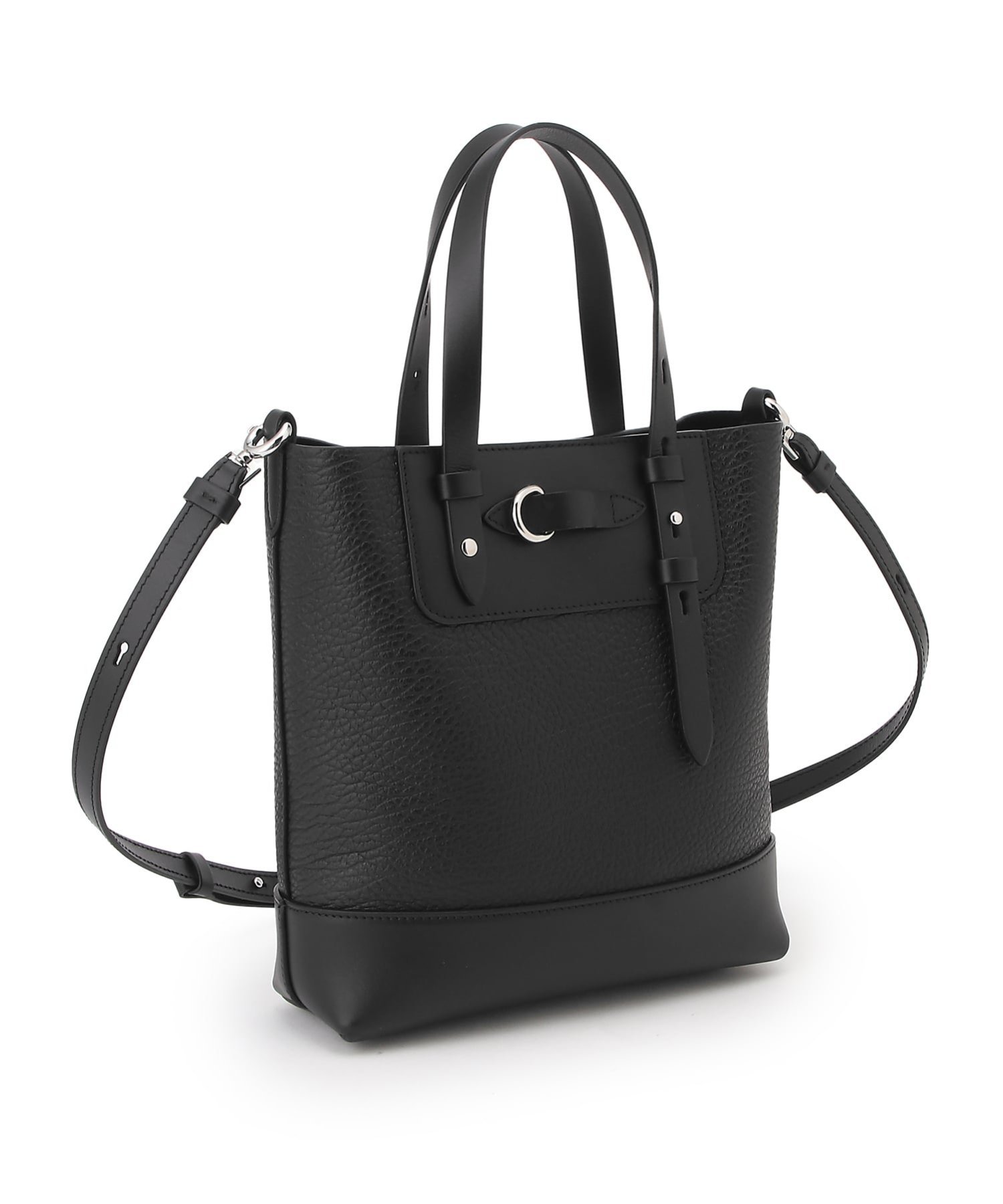 Maison Margiela バーティカル ショッピングバッグ ミニ メゾンマルジェラ バッグ ハンドバッグ ブラック【送料無料】