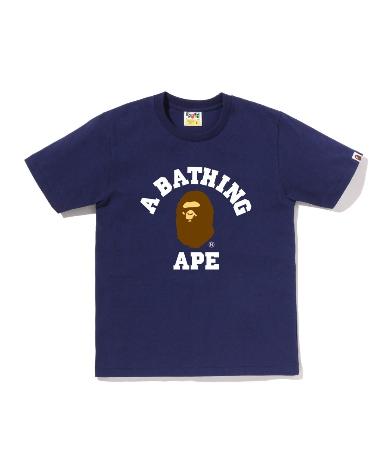 COLLEGE TEE ア ベイシング エイプ トップス カットソー・Tシャツ ブラック ホワイト ネイビー ピンク