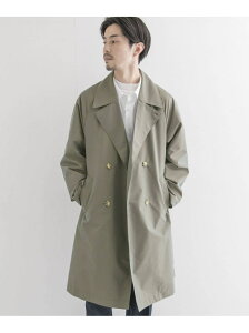 【SALE／50%OFF】URBAN RESEARCH 100/2TCシャンブレーダブルコート アーバンリサーチ コート/ジャケット トレンチコート ベージュ【送料無料】