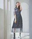 【SALE／55%OFF】DRESS+ レーススタンドカラーワンピースドレスパーティードレス ドレスプラス ワンピース・ドレス ドレス グレー パープル ブラウン グリーン レッド ブラック【送料無料】