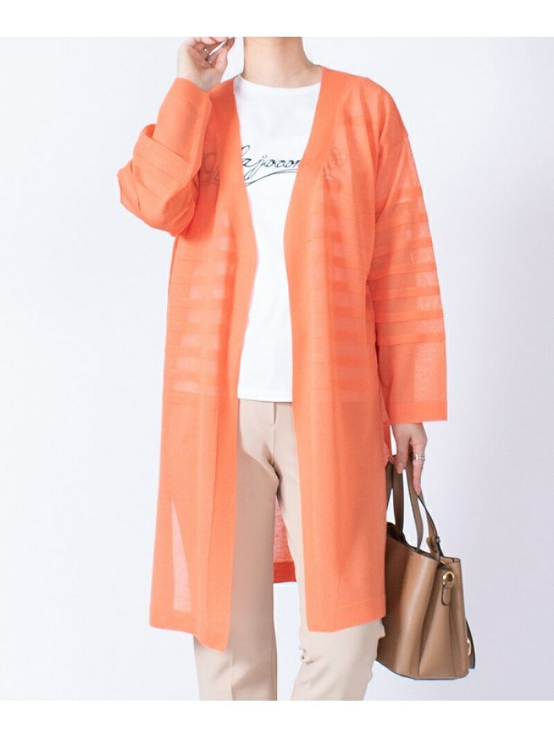 【SALE／30%OFF】LA JOCONDE ラ ジョコンダ LA JOCONDE 【アンサンブル対応】ドライストレッチ ニットカーディガン ラジョコンダ トップス カーディガン ネイビー ベージュ ピンク オレンジ ブルー【送料無料】