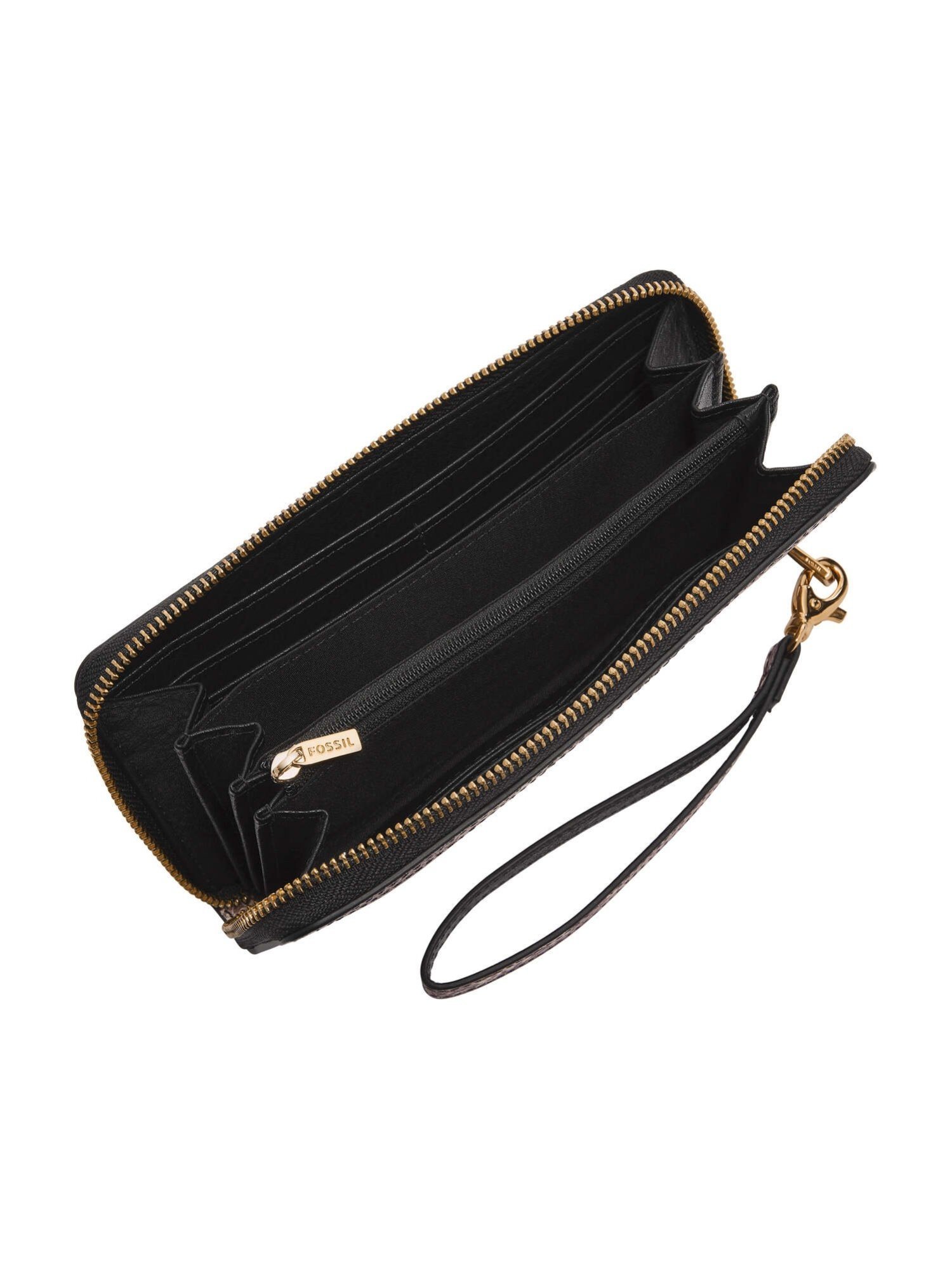 フォッシル クラッチバッグ レディース レザー スネークプリント SL8266874 フォッシル 財布・ポーチ・ケース 財布 ブラウン