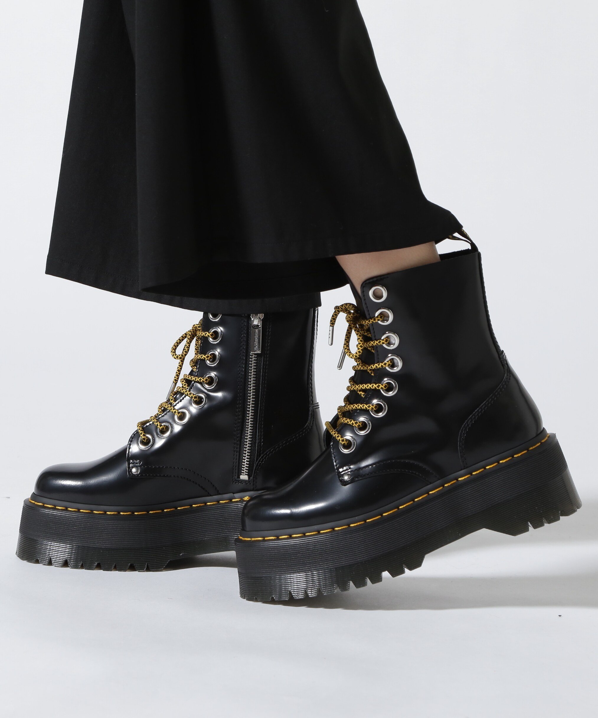 ドクターマーチン LHP Dr.Martens/ドクターマーチン/JADON MAX 8EYE BOOTS エルエイチピー シューズ・靴 ブーツ ブラック【送料無料】