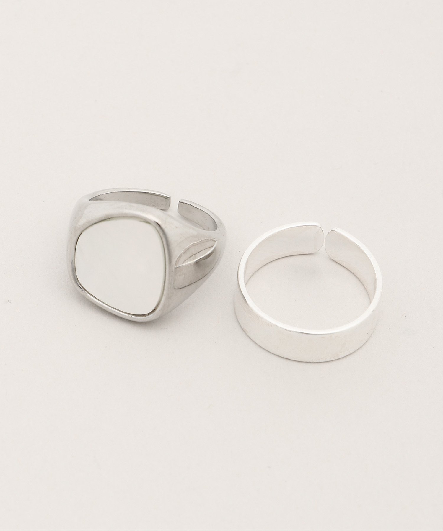 【SALE/67%OFF】REBALANCE REBALANCE/(U)リング2点セット【(サイズ調整可能) リバランス アクセサリー・腕時計 リング・指輪 シ...