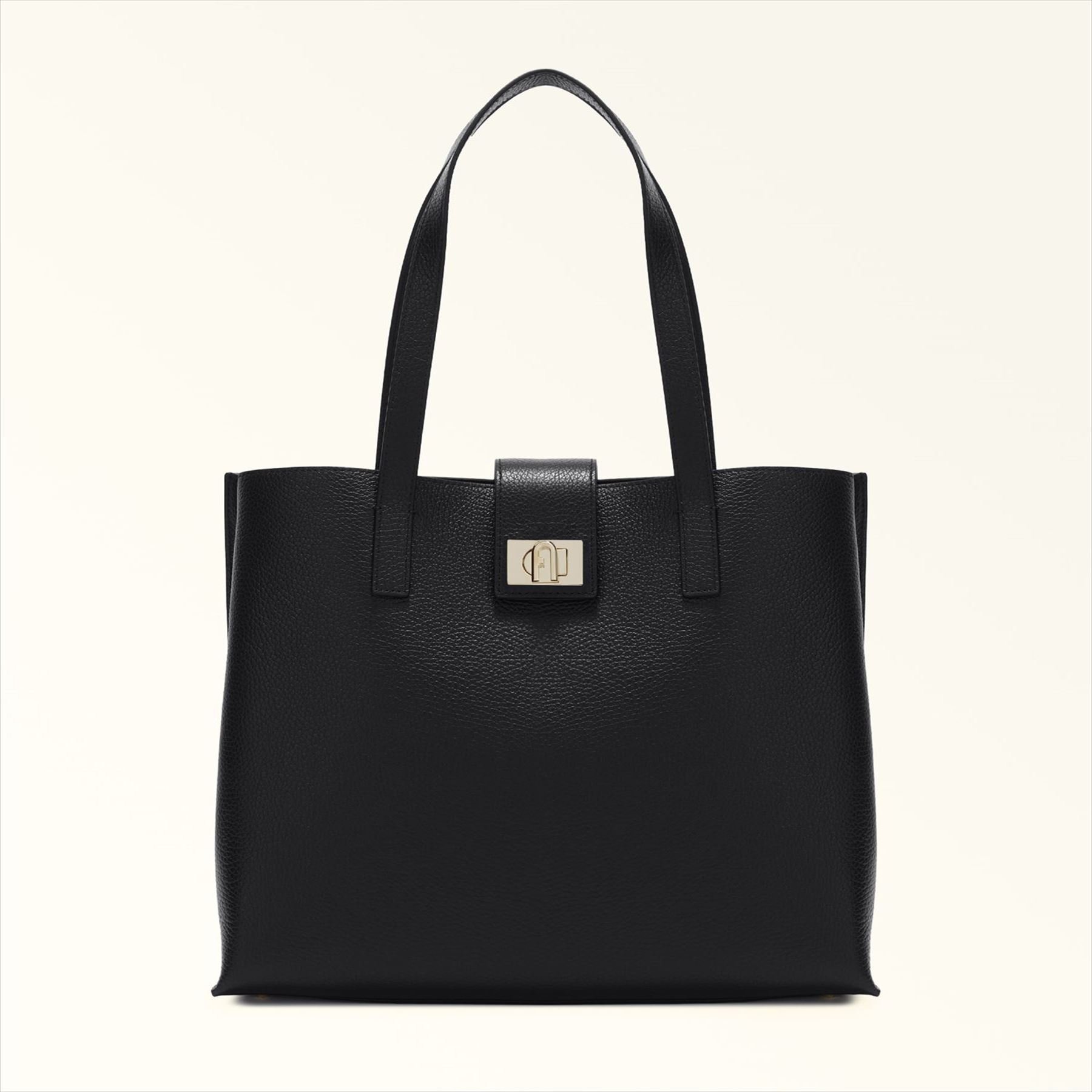 フルラ トートバッグ（レディース） FURLA FURLA 1927 L TOTE 36 SOFT フルラ バッグ トートバッグ ブラック【送料無料】