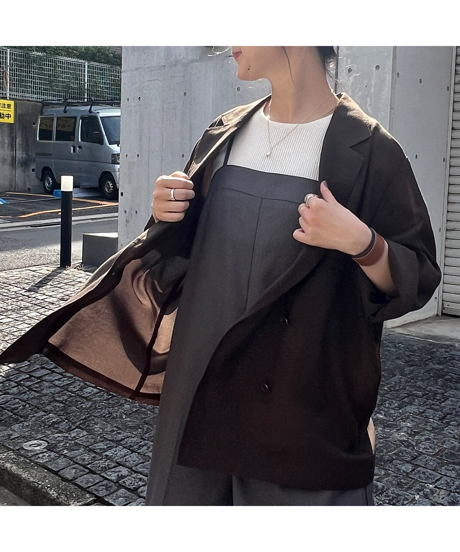 Rouge vif la cle ボイルエアリーシアーシャツジャケット ルージュ・ヴィフ ラクレ ジャケット・アウター テーラードジャケット・ブレザー ブラウン ベージュ ブラック【送料無料】