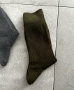 WEGO MEN'S リブ無地ソックス(R) ウィゴー 靴下・レッグウェア 靴下 グレー カーキグリーン ブラック ホワイト