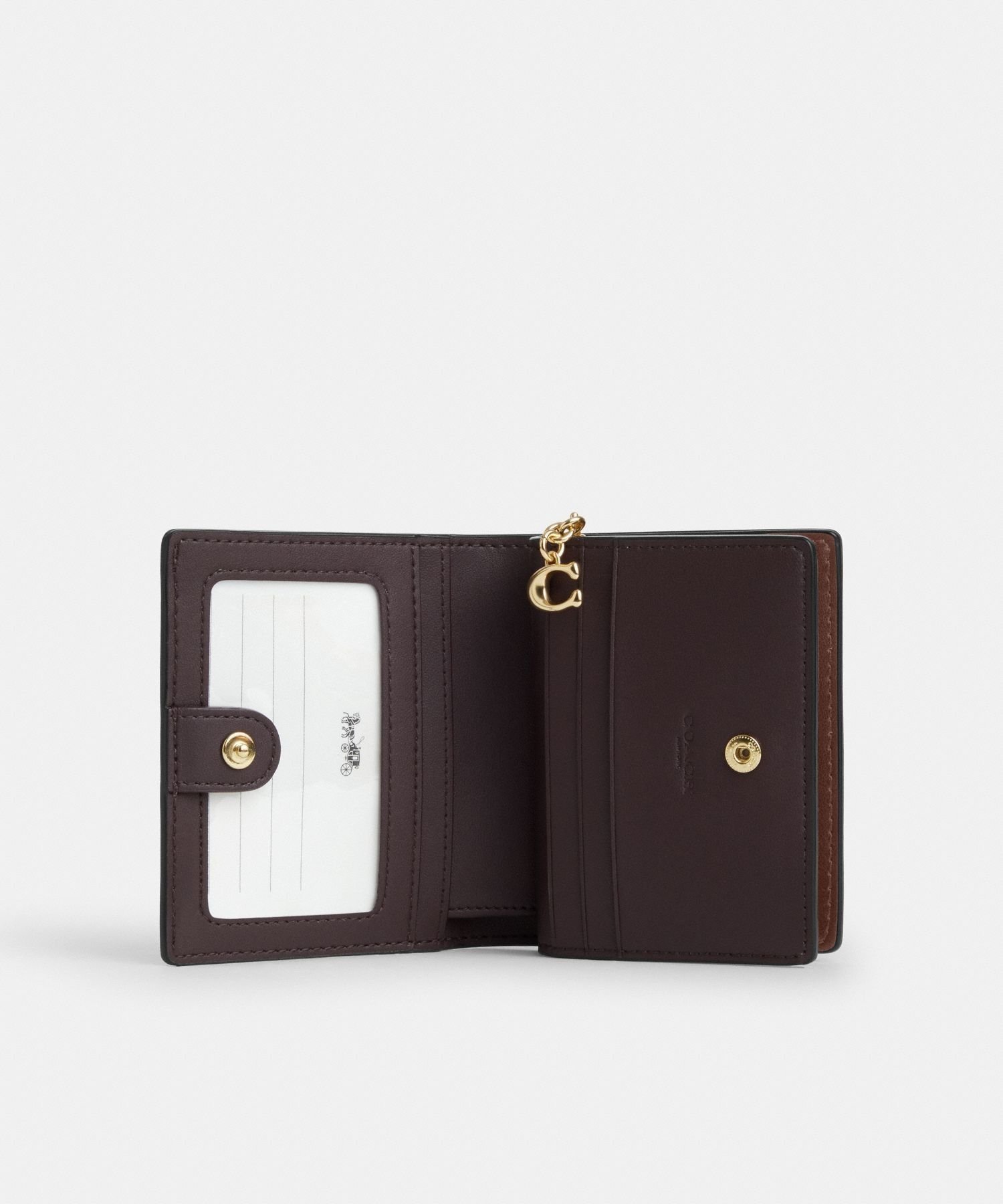【SALE／60%OFF】COACH OUTLET 【公式】スナップ ウォレット・シグネチャー キャンバス コーチ　アウトレット 財布・ポーチ・ケース 財布 ベージュ【送料無料】