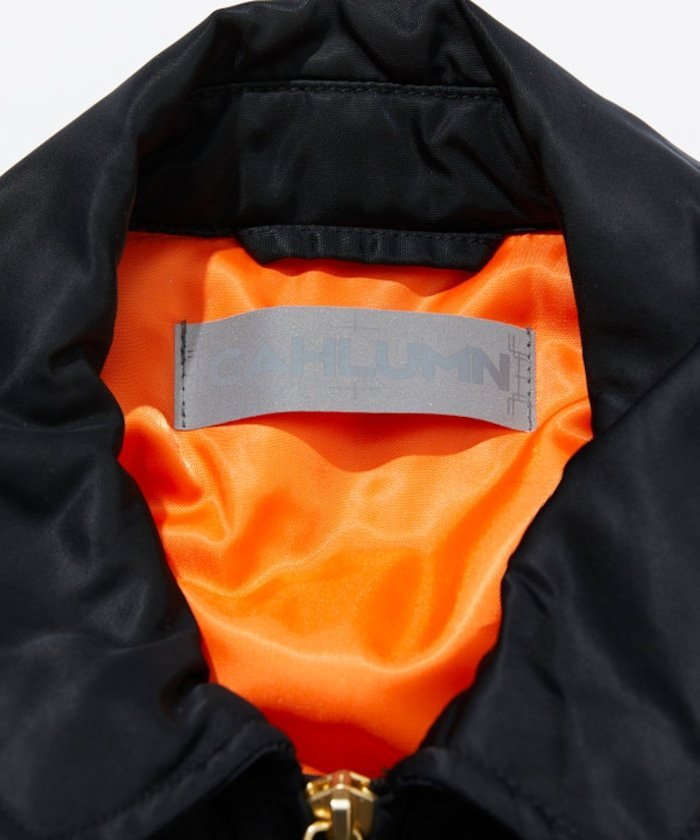 CAHLUMN 3M Reflector Patch Magazine Pocket Flight Jacket "CWUー45P" フリークスストア ジャケット・アウター ブルゾン・ジャンパー ネイビー【送料無料】