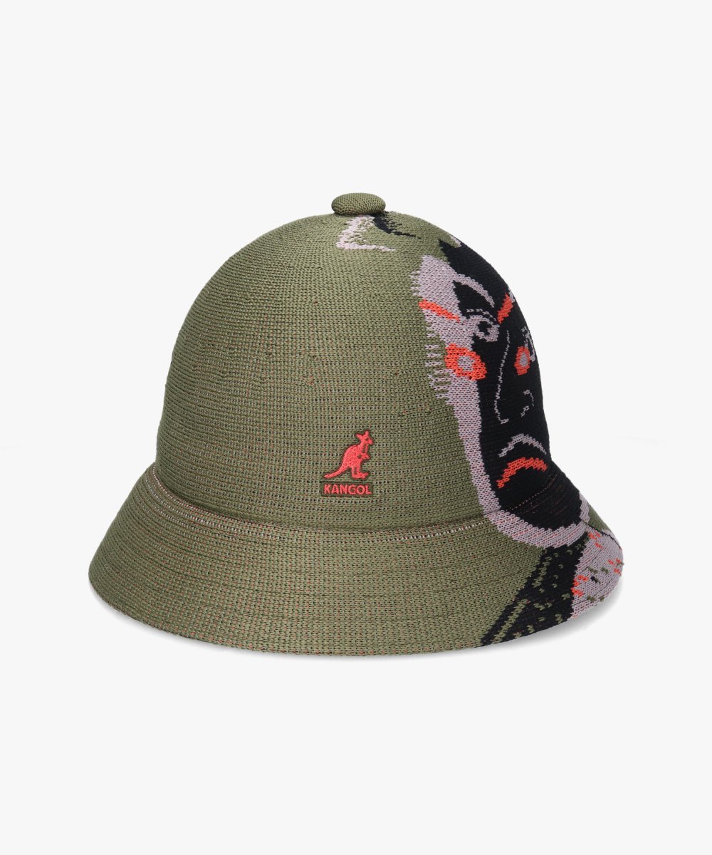 KANGOL KANGOL*TADANORI YOKOO TROPIC CASUAL オーバーライド 帽子 ハット グリーン【送料無料】