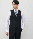 NEWYORKER MEN HERITAGE CLOTH 無地 トロピカル オッドベスト(セットアップ対応) ニューヨーカー スーツ・フォーマル セットアップス...